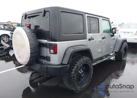 2016 Jeep Wrangler Unlimited Sport z USA, uszkodzony, nr VIN 1C4BJWDG0GL187684